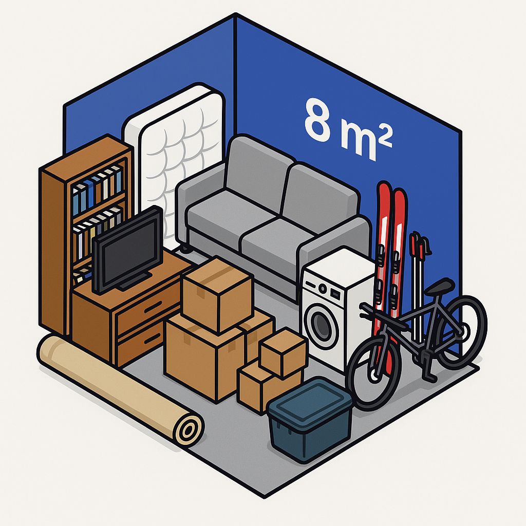 Piu spazio per te - Self storage - deposito temporaneo da 8 mq