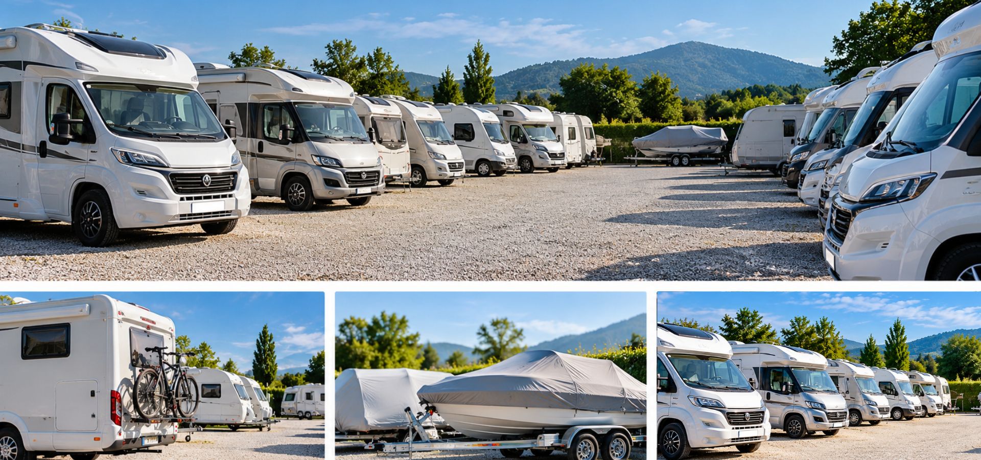 Box Park System - Parcheggio camper-barche esterno